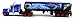 Heavy Duty Diesel 12 Wheel Semi Electric RC Truck Full Cargo Trailer 1:36 Scale RTR Ready To Run, Rechargeable