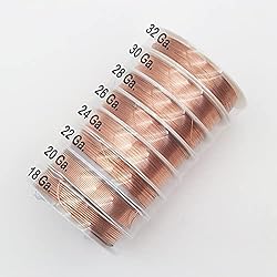 INSPIRELLE 8 Packs Copper Wire Mixed Sizes Craft