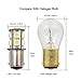 GRV Ba15d 1142 1076 13-5050SMD Warm White LED Bulb DC12V RV Light Bulbs Interior,Replacement for 12Volt Turn Single Light Bulb,Travel Trailer,Boat Lights,Camper Light Bulbs (Pack of 2)