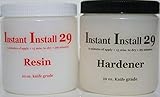 Epox-Sci's Instant Install 29~20 oz. Knife Grade epoxy. Granite, Stone, Tile, Crack and Chip Repair/Joint or Installation Adhesive. Tintable with Our EZ-Tint 4 Color Pack