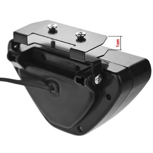 Super Bright F1 Style 12 LED Clamp Flash Mount Strobe 3rd Third Blinking Triangle Taillamp Stop Light Red Len - Thumbnail 2