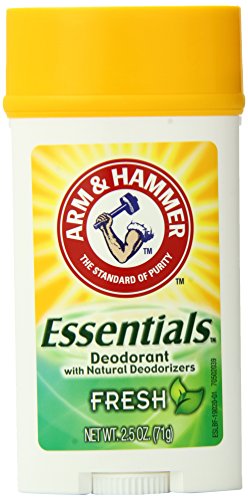 Arm & Hammer Essentials Deodorant, Fresh, 2.5 Ounce (Pack of 6)