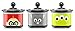 Disney Pixar Mini Dipper Set by Select Brands - 3 Slow Cooker Set for Disney Kitchen Appliances - Perfect for Appetizers, Cheese, Dips - 3 Slow Cookers - 20 Oz Slow Cookers