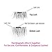 Allstar Innovations - 3 Second Lash Magnetic Eyelash Accents, Includes 2 Natural, 1 Bold Set of Lashes, As Seen on TV