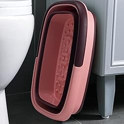 ALYSTER Collapsible Soak Tub with Handle For Foot