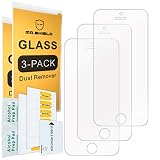 [3-Pack]- Mr.Shield for iPhone SE/iPhone 5/5S / iPhone 5C [Tempered Glass] Screen Protector [Japan Glass with 9H Hardness] with Lifetime Replacement