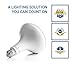Hyperikon LED BR40 15W=100W, E26 Base, Non-Dimmable, Wide Flood Light Bulb, UL, Daylight White, 6 Pack