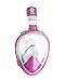 Seaview 180 Degree Panoramic Snorkel Mask- Full Face Design,Panoramic Plum / Gray,Large/Extra Large