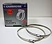 Cambridge Worm Gear Hose Clamps SAE Size 104, Adjustable 6 1/8-in to 7-in, Stainless Steel Band and Housing, Zinc Plated Screw, 10 Pack