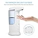 Automatic Soap Dispenser, 370ml Infrared Motion Sensor Liquid Dispenser with 3 Adjustable Dispensing Volume, IP65 Waterproof, Anti-leakage, Touchless Soap Dispenser for Kids, Kitchen, Bathroom