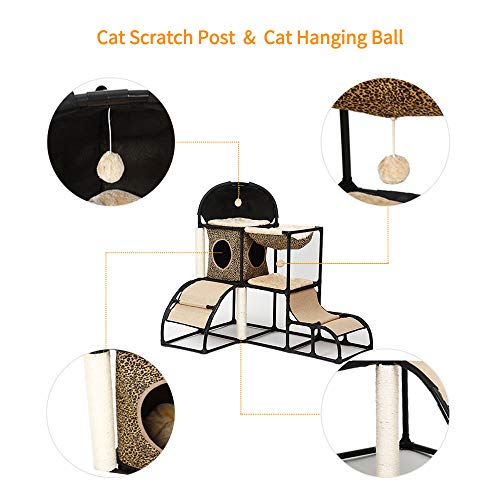 Cat Tree for Large Cats Super Stable Cat Furniture with Scratching
