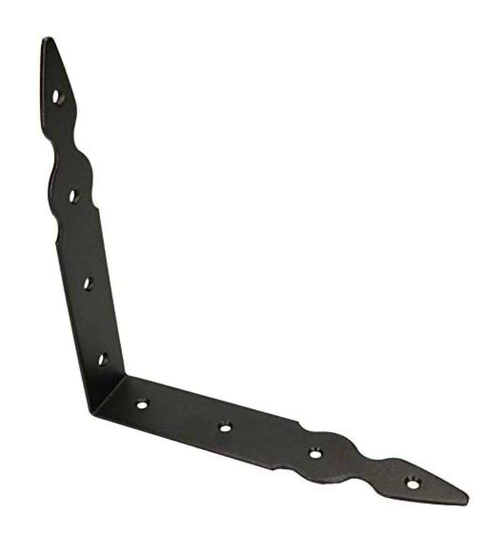 KOTARBAU Shelf Brackets 3 Sizes Steel Angle Connector Wall Bracket Heavy Duty Console Furniture Angle (200mm)