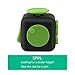Fidget Cube Relieve Stress & Anxiety Help Attention Hand Fidget Toy Ganowo (Black and Green)