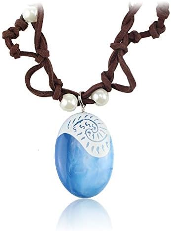 Inveroo Moana Halskette Kostum Cosplay Requisiten Prinzessin Herz Von Te Fiti Madchen Geschenk Moana Prinzessin Vaiana Halskette Amazon De Bekleidung