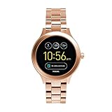 Fossil Women's Gen 3 Venture Stainless Steel Smartwatch, Color: Rose Gold-Tone (Model: FTW6000)