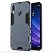 CaseExpert Huawei Y9 (2019) Case, Shockproof Rugged Impact Armor Slim Hybrid Kickstand Protective Cover Case for Huawei Y9 (2019) Blue