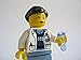 LEGO Female Scientist Minifigure with Custom Blue Test Tube