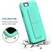 ZVEdeng iPhone 6 Case, iPhone 6S Case, Vertical and Horizontal Stand Finger Strap Foldable Kickstand Holster Phone Stand Dual Layer Anti Scratch Case Cover for Apple iPhone 6 / 6s 4.7'' Mint Green