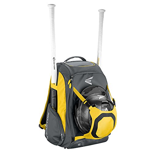 EASTON WALK-OFF IV Bat & Equipment Backpack Bag | Baseball Softball | 2020 | 2 Bat Sleeves | Vented Shoe Pocket | External Helmet Holder | 2 Side Pockets | Valuables Pocket | Fence Hook