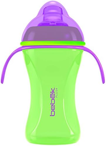 Bebek Plus Soft Spout Bottle with Handles, Frog Prince, 8 Ounce