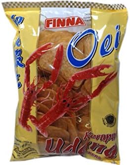 Oei Kerupuk Udang (Shrimp Crackers) - 17.63oz (Pack of 1)