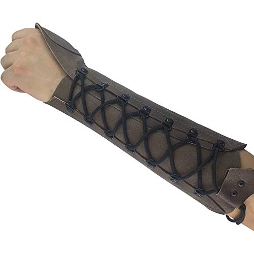 Horse Archery Costumes - ArcheryMax Handmade Antique Leather Arm Guard