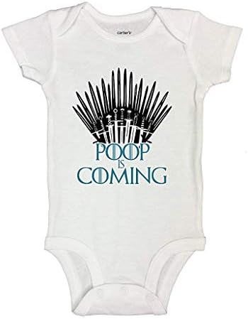 Little Royaltee Shirts Cute Game of Thrones Onesie Poop is Coming