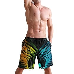 Men's Summer Cool Swim Trunks Quick Dry Colorful