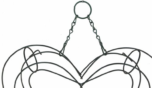 15" Wire Wreath Frame - Heart Living Wreath Form