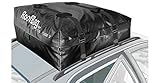 RoofBag 100% Waterproof Carrier - Made in USA - Works on ALL Vehicles: For Cars With Side Rails, Cross Bars or No Rack –Cross Country Soft Car Top Cargo Carrier