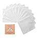Milesky White Handkerchiefs Premium 60s Cotton 11 Inches (Pack of 12)