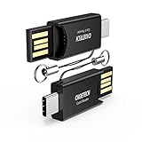 USB Type C Card Reader, CHOETECH - 2 Pack Micro SD Card Reader (USB Type-A & Type-C/OTG Connectors), USB C Card Reader for Galaxy Note 8/S8/S8 Plus, 2017/2016 MacBook Pro, Google Pixel/ XL, PC
