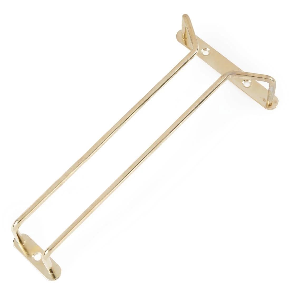 Beaumont Brass Wine Glass Rack Hanger 255mm - Ceiling and Undercounter Mountable GM203