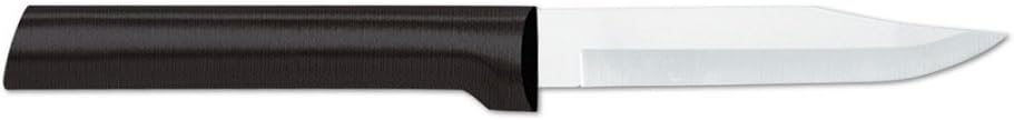 Rada Cutlery Paring Knife Blade Stainless Steel Resin, 6-3/4 Inches, Black Handle