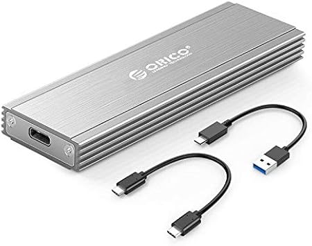 ORICO Carcasa Externa SSD M.2 NVME Caja de Aluminio und Adaptador de PCIe a USB