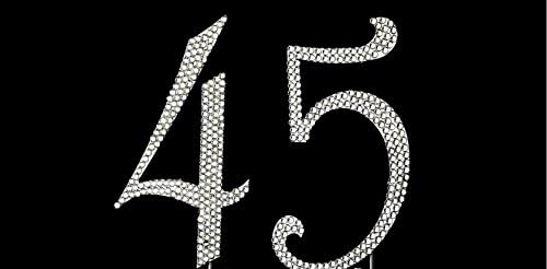 Perfectmaze Rhinestone Cake Toppers Combination Collection Wedding Anniversary Cake Decoration (45)