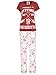 Harry Potter Womens Quidditch Pajamas Large Multicolored