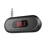 FM Transmitter, Doosl Universal Wireless in-Car Radio Adapter FM Modulator Music Player & Hands-Free Calls for iPhone, Android