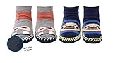 Toddler/Infant Boys Or Girls Knitted Home Moccasin Booties Slipper Socks with NON Slip Bottom