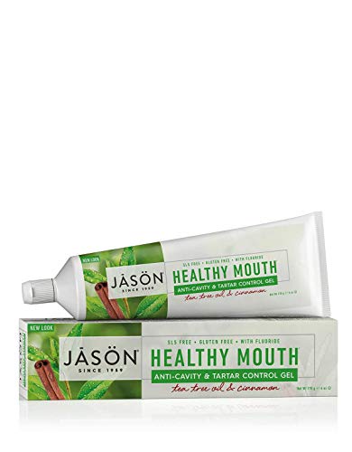 Jason Healthy Mouth Toothpaste with Tea Tree Oil & Cinnamon, 4.2 fl. oz. (Pack of 2) - //medicalbooks.filipinodoctors.org