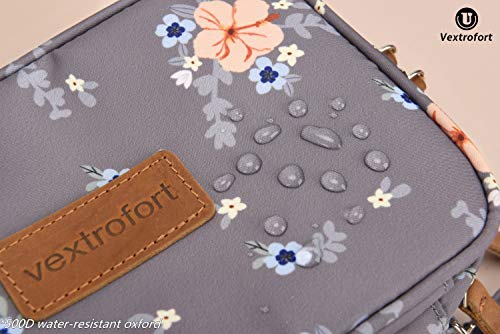 Small Makeup Bag for Purse Travel Cosmetic Bags for Women with Brush Organizer and Detachable Handle Waterproof(Gray) 3 Small Makeup Bag for Purse Travel Cosmetic Bags for Women with Brush Organizer and Detachable Handle Waterproof(Gray)