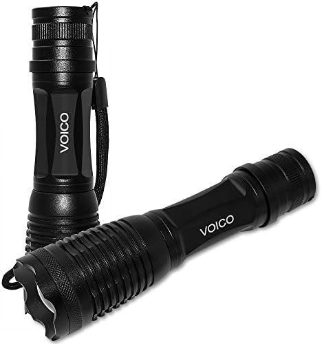 E6 Voico Bright LED Tactical Flashlight Pocket Size Waterproof 5 Mode Zoomable Led Flashlight