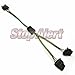 NEW Trailer Splitter for LED Tailgate light Bar 4 Pin Adapter FLAT Y-Splitter Harness High Capacity