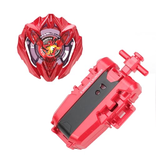 X Attack Type Battle Top Set with String Launcher