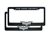 A Set of Two Plastic 3D License Plate Frame - Batman Dark Knight