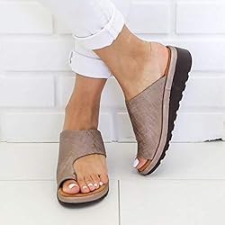 Aniywn Women Wedges Sandals Open Toe Comfy Platform