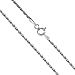 Sterling Silver 1mm Rope Chain Necklace, 14
