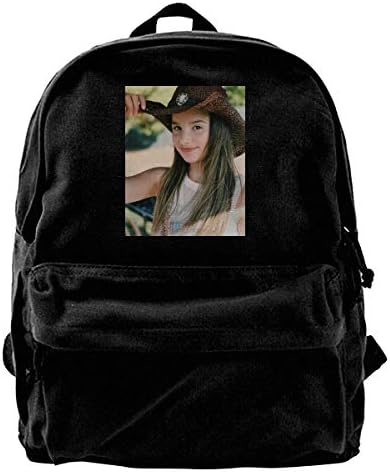 Canvas Backpack Annie Cowboy Leblanc Rucksack Gym Hiking Laptop Shoulder Bag Daypack For Men Women