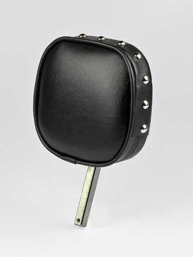 Studded Motorcycle Drivers Backrest to Fit Corbin Seats - 7" high x 7" wide