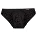 Avidlove Mens Bikinis Row Rise Underwear Micromodal Briefs 4 Packs Black